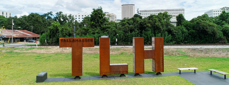 TLH Sign and Sculpture